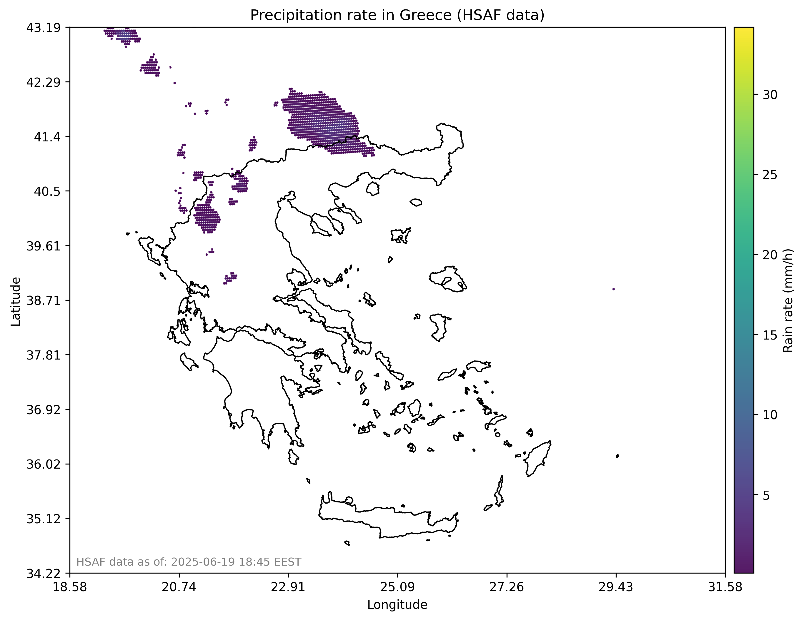 Meteoam Rain Map